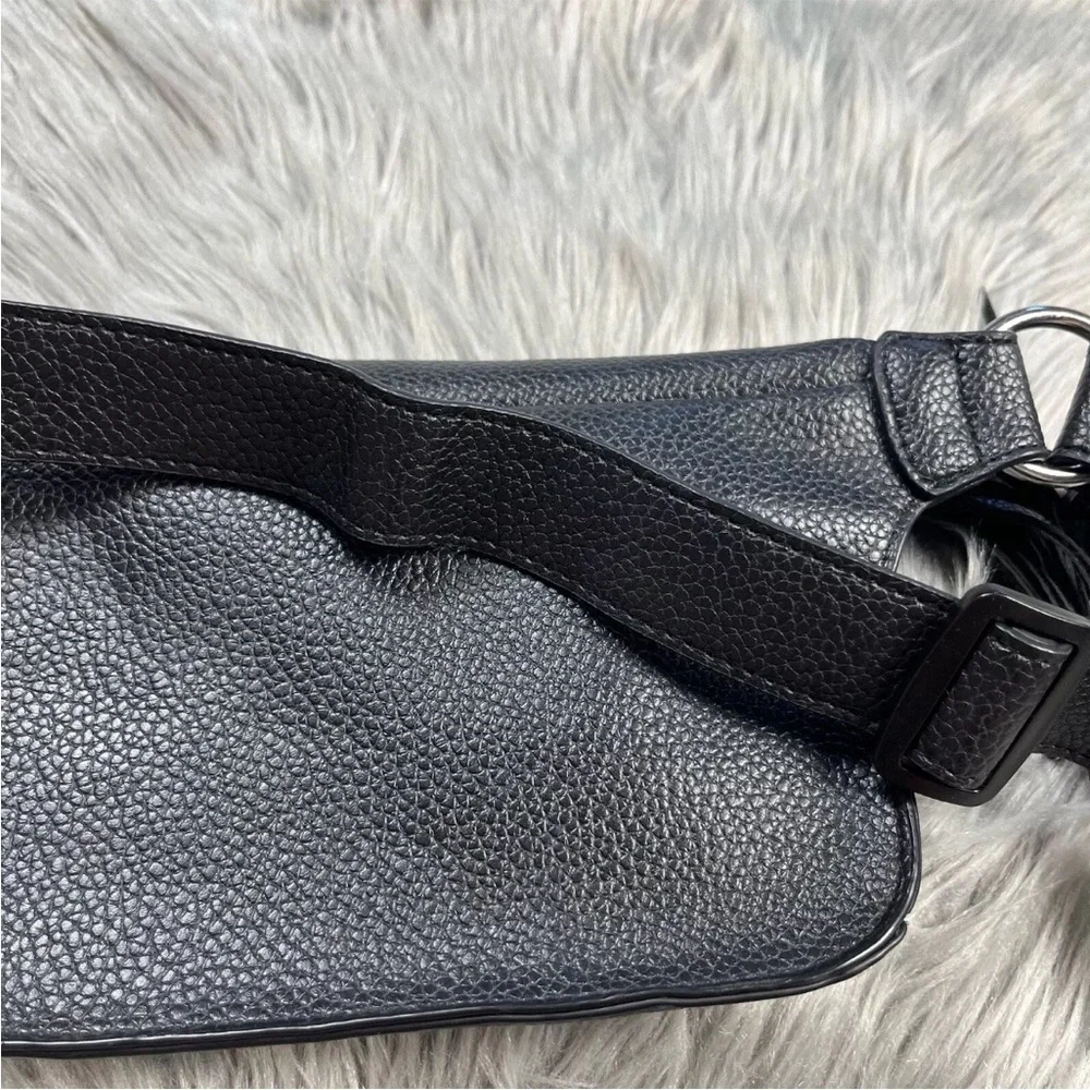 Justice Girls Black Tassel Belt Bag